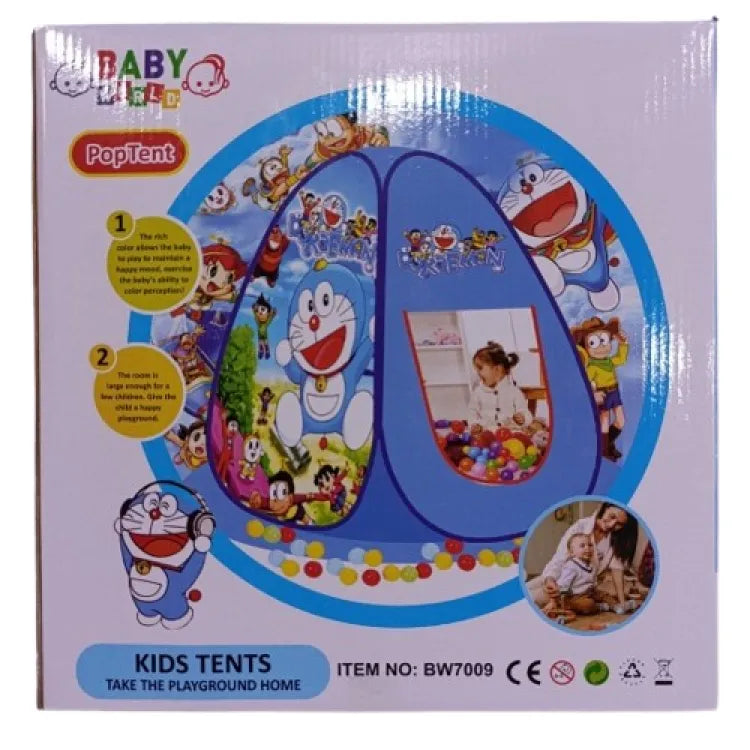 Kids Doraemon Design Pop Tent Without Balls