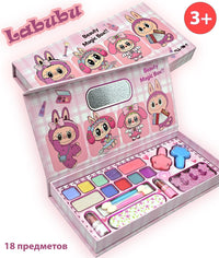 18Pcs Realistic Labubu Stylish Makeup Kit