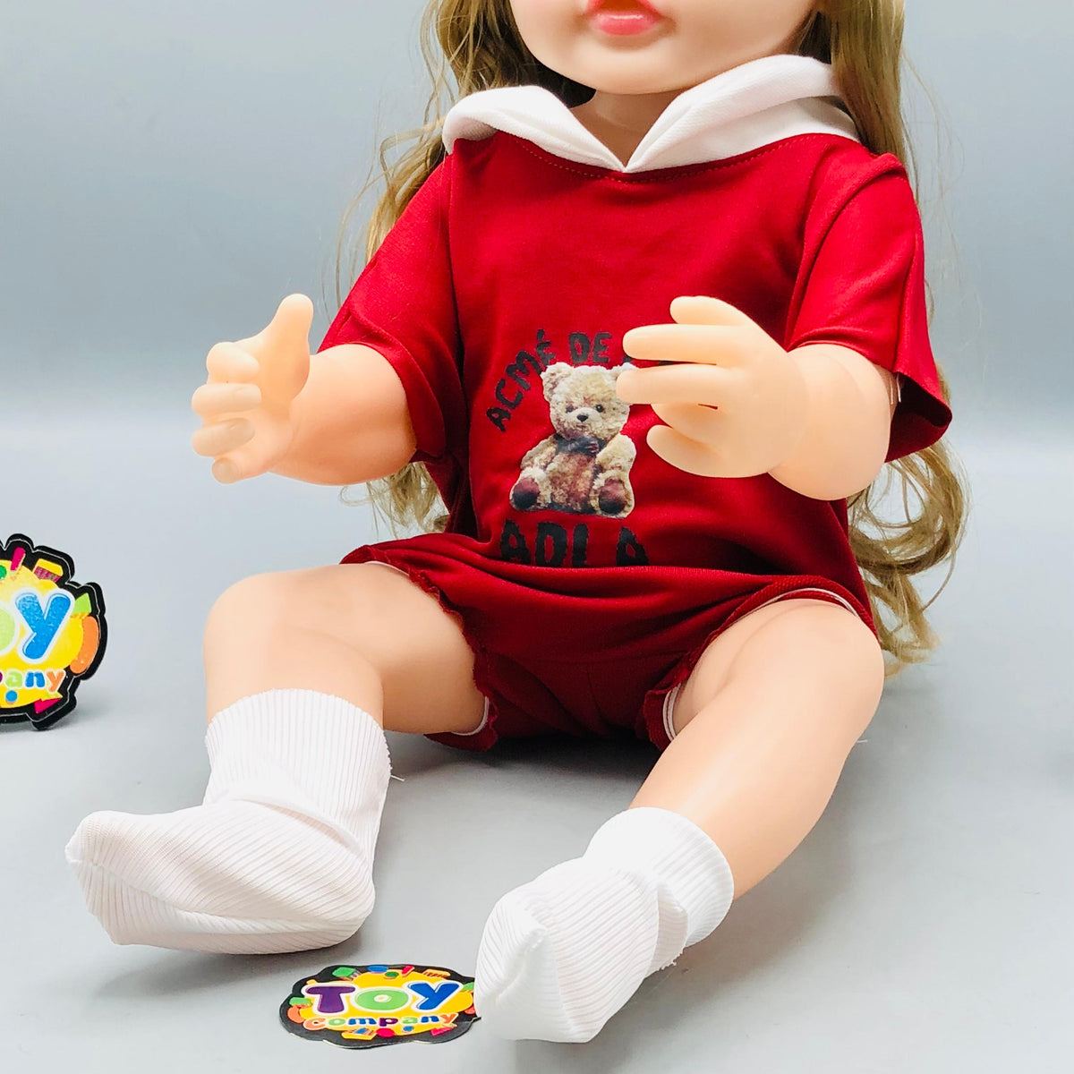 18* Inches Premium Reborn Doll With Music - Sporty Teddy