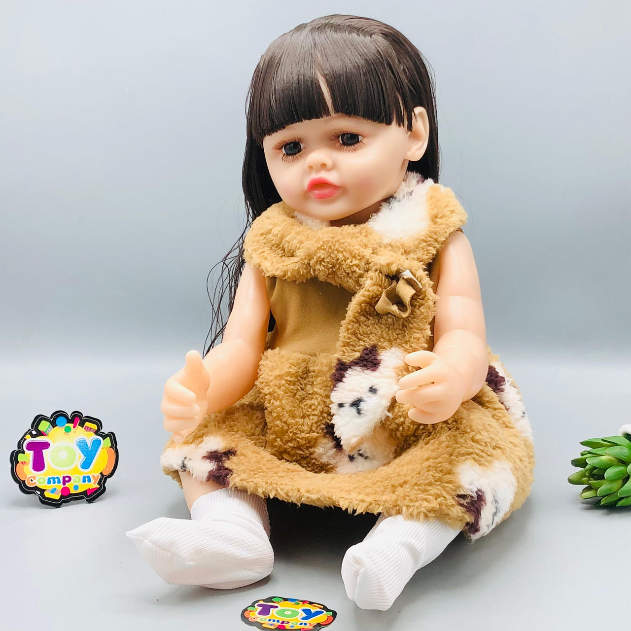 18* Inches Premium Reborn Doll With Music - Cozy Winter Fur