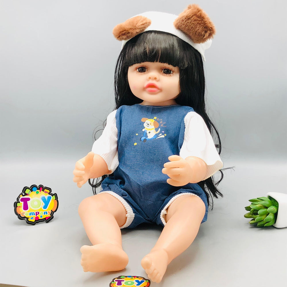 18* Inches Premium Reborn Doll With Music - Puppy Pals
