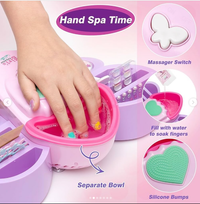 18Pcs Realistic Girls Super Spa Nail Art Kit