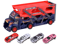 Three-Layers ABS Transporter Truck With 4Pcs Mini Alloy Cars