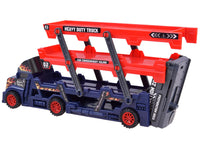 Three-Layers ABS Transporter Truck With 4Pcs Mini Alloy Cars