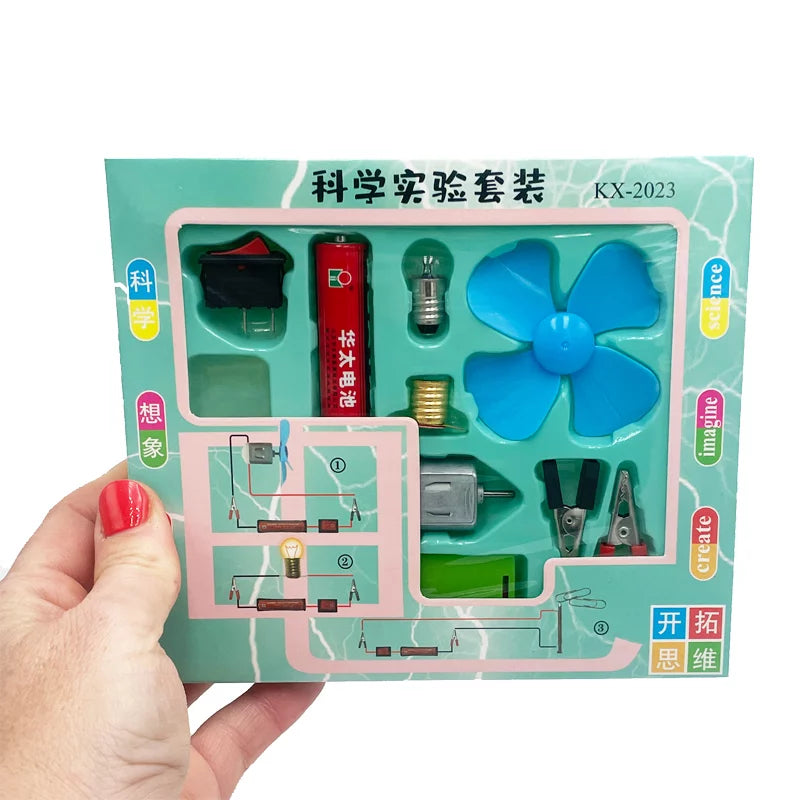 DIY Electric Circuit With Motor & Fan Experiment Kit