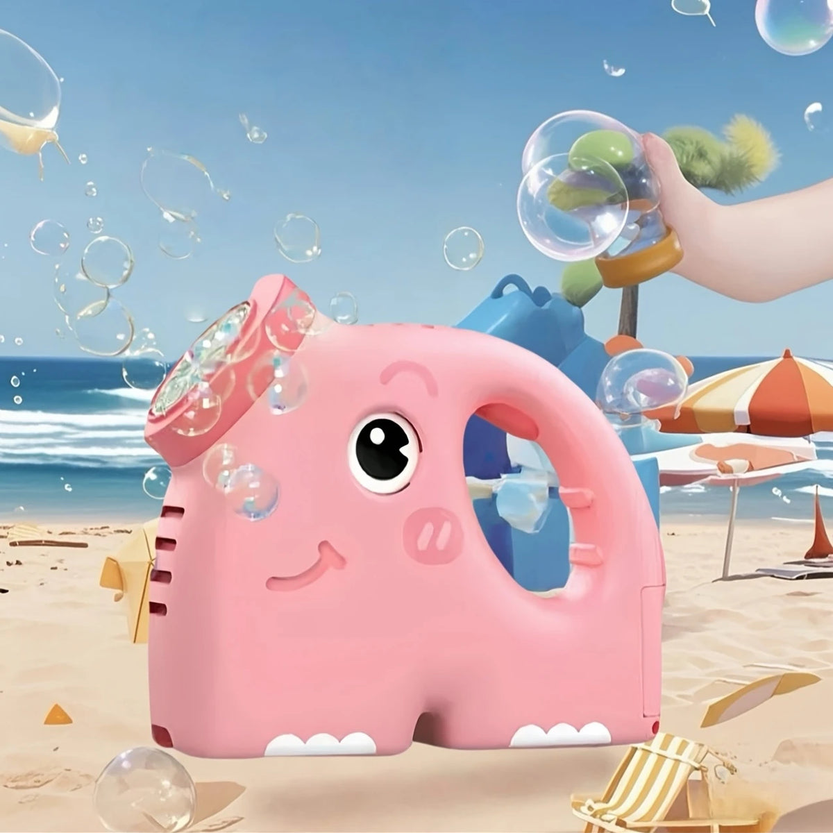 Electric Elephant Colorful Bubble Gun