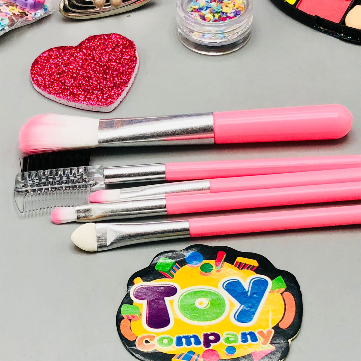 15Pcs Realistic Little Princess Makeup Suitcase