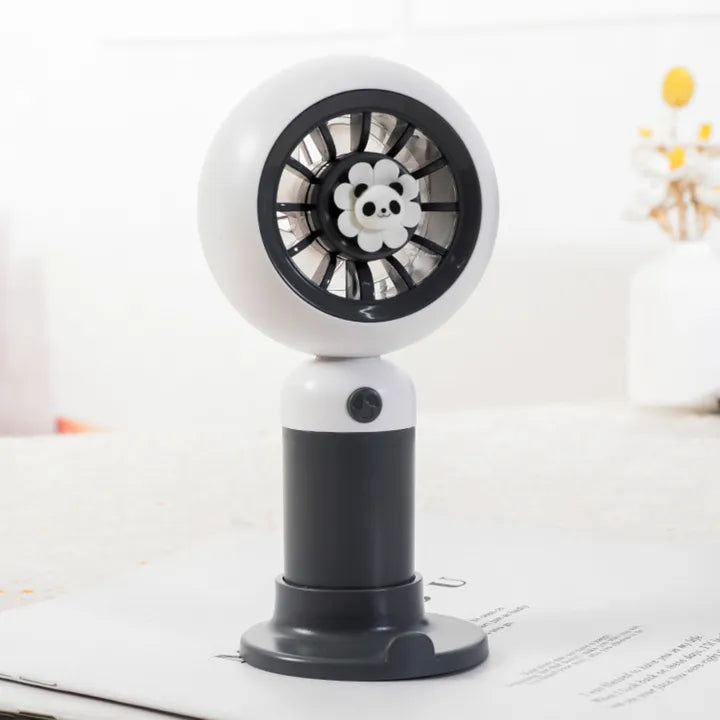 Rechargeable Cartoon Turbine Cooling Fan - Assortment