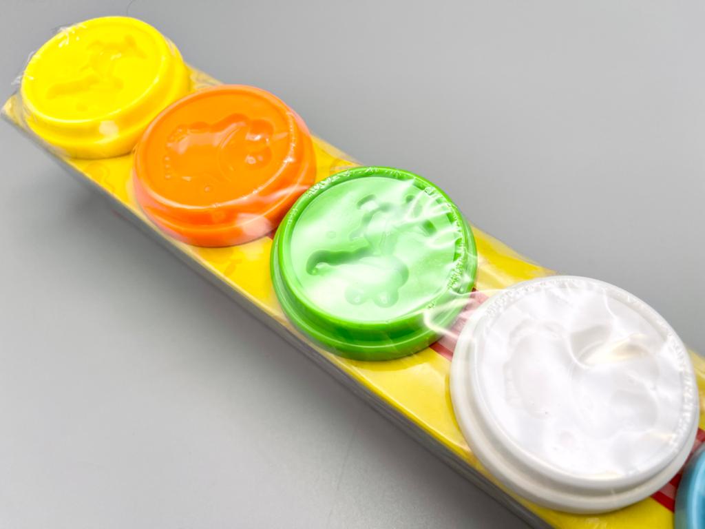 Plasticine Dough Set of 6 Cans