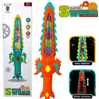 Electric Gear Sword Light & Sound Toy