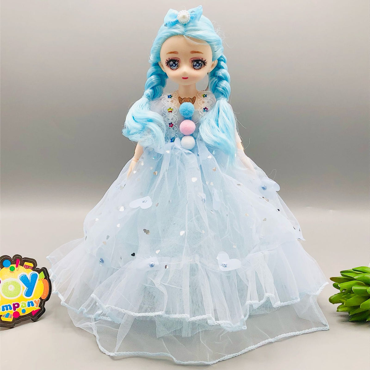 11* Inches Fairy Dress Barbie Doll With Light & Music