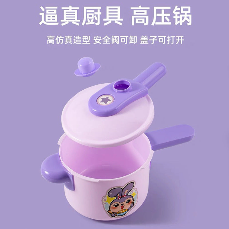 19Pcs Pretend Play Kitchen Cooking Set