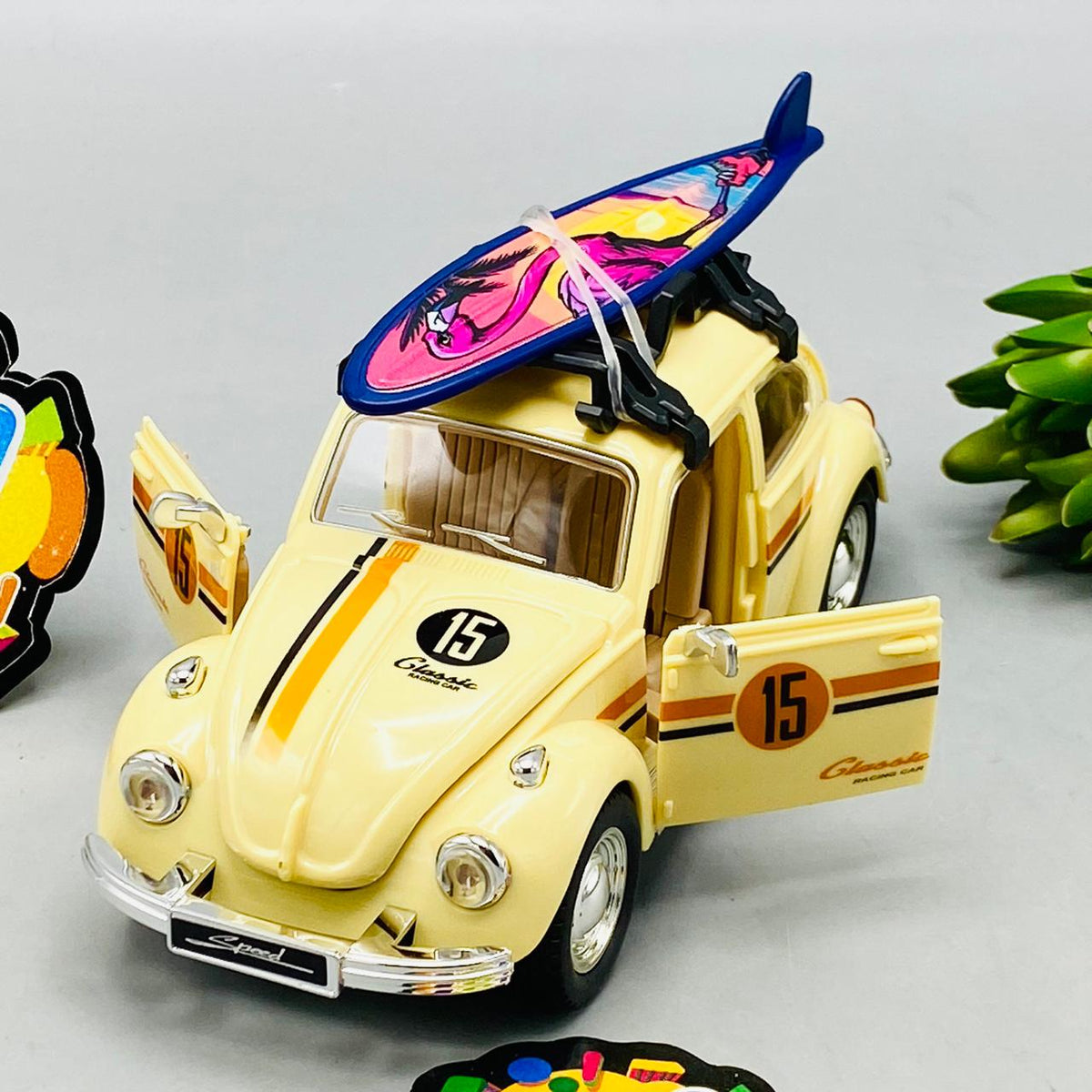 1Pc ABS Beetle Camping Model - Beige