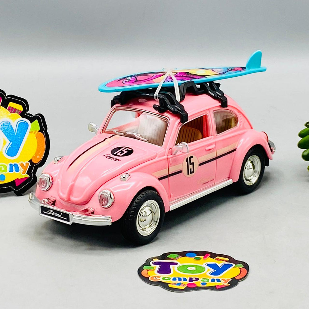 1Pc ABS Beetle Camping Model - Pink