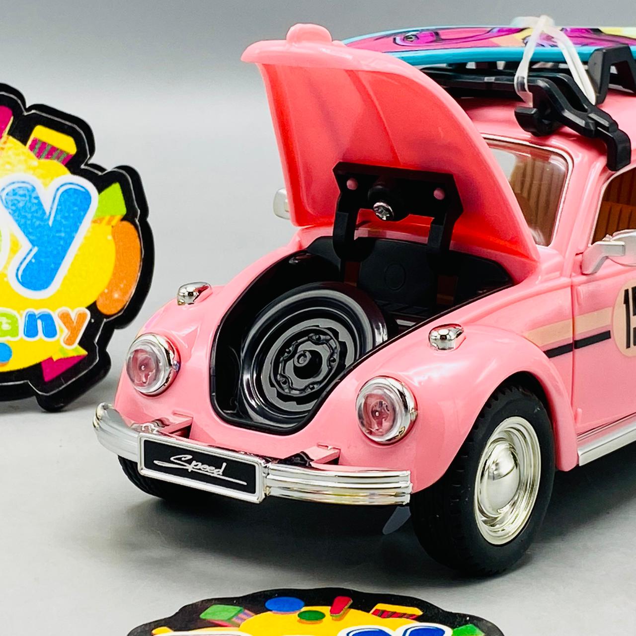 1Pc ABS Beetle Camping Model - Pink