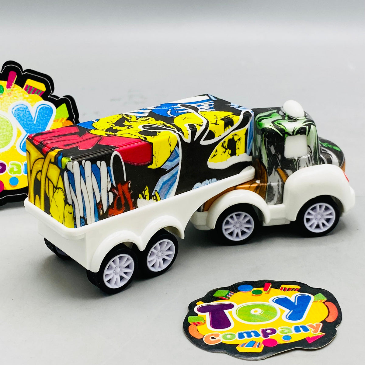 1Pc ABS Inertial City Motorcade Dinosaur Truck