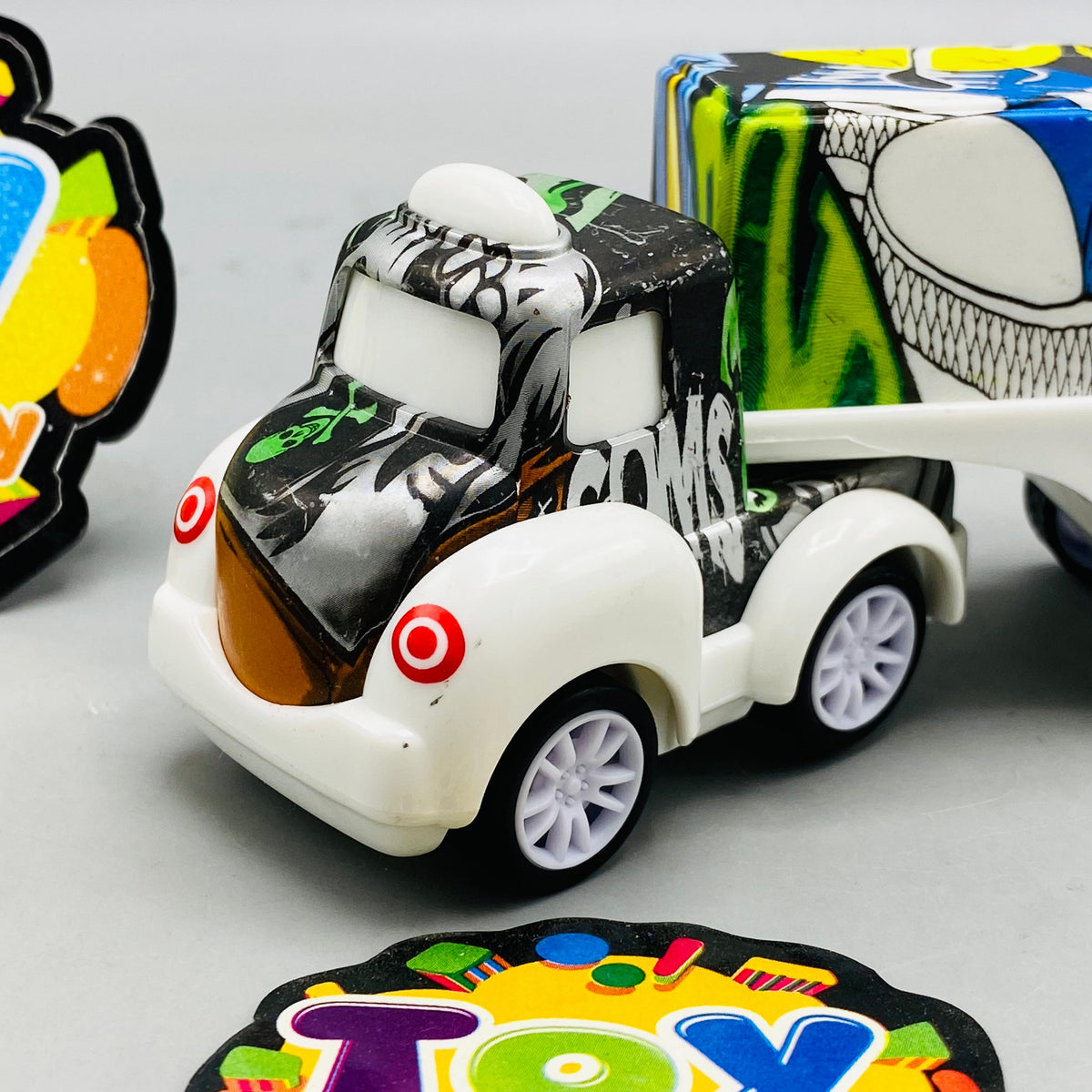1Pc ABS Inertial City Motorcade Dinosaur Truck