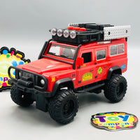 1Pc ABS Inertial Land Rover Defender Model With Light & Sound