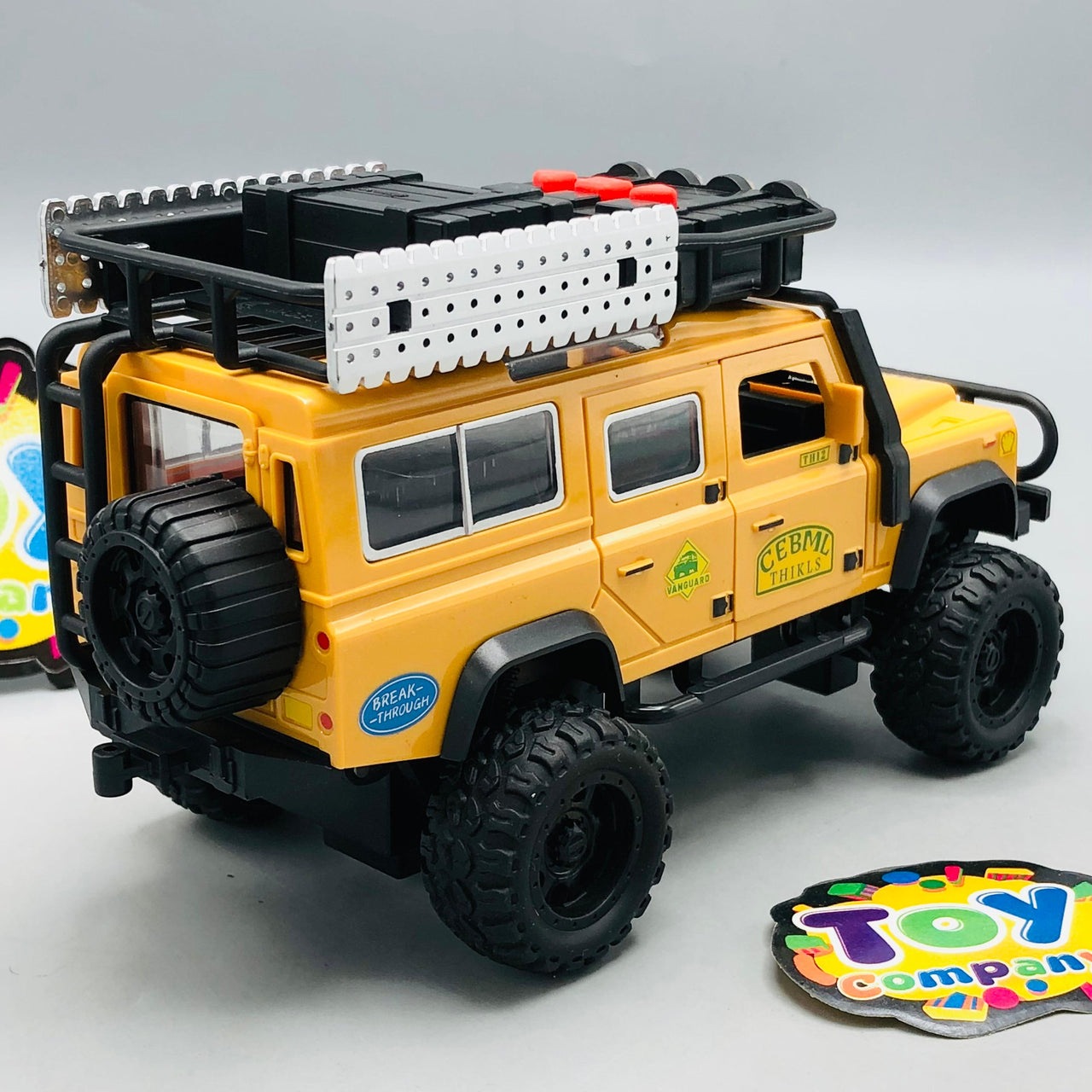 1Pc ABS Inertial Land Rover Defender Model With Light & Sound
