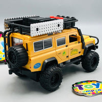 1Pc ABS Inertial Land Rover Defender Model With Light & Sound