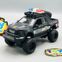 1Pc ABS Inertial Police Ford Raptor Model With Light & Sound