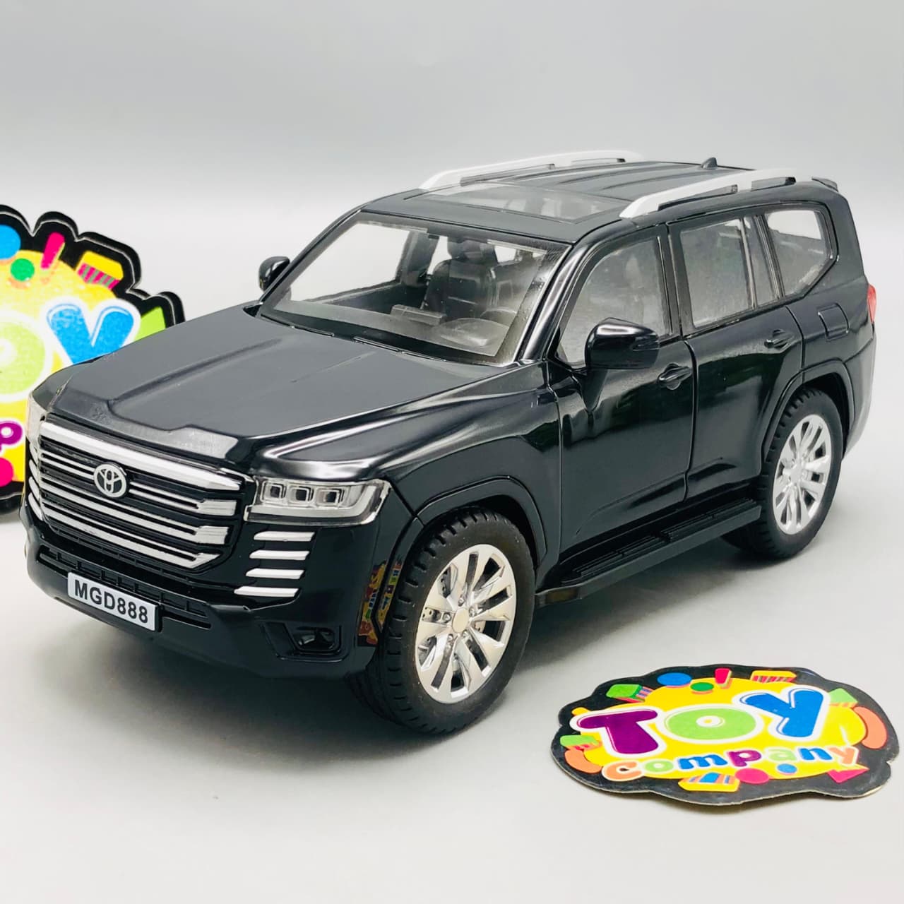 1Pc ABS Toyota Land Cruiser Model With Light & Sound