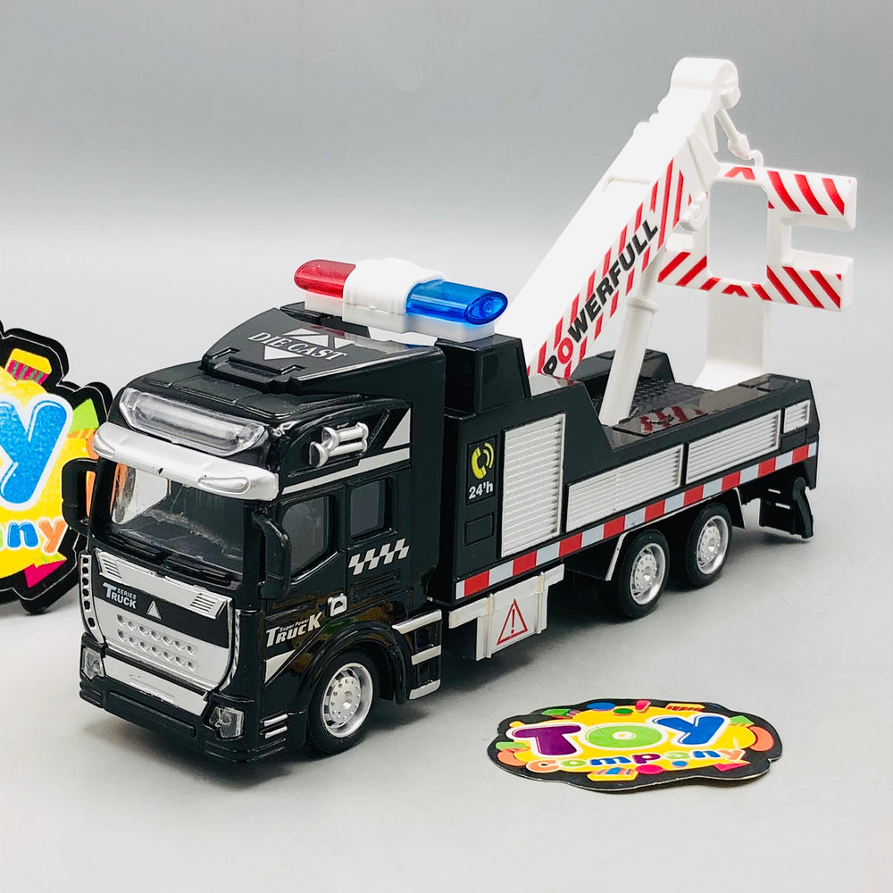 1Pc Alloy Pullback Tow Truck