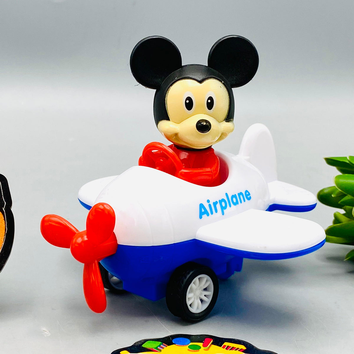 1Pc Mini Inertial Mickey Mouse Aircraft
