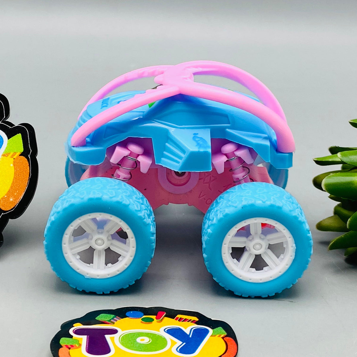 1Pc Mini Inertial Stunt Flipping Car 
