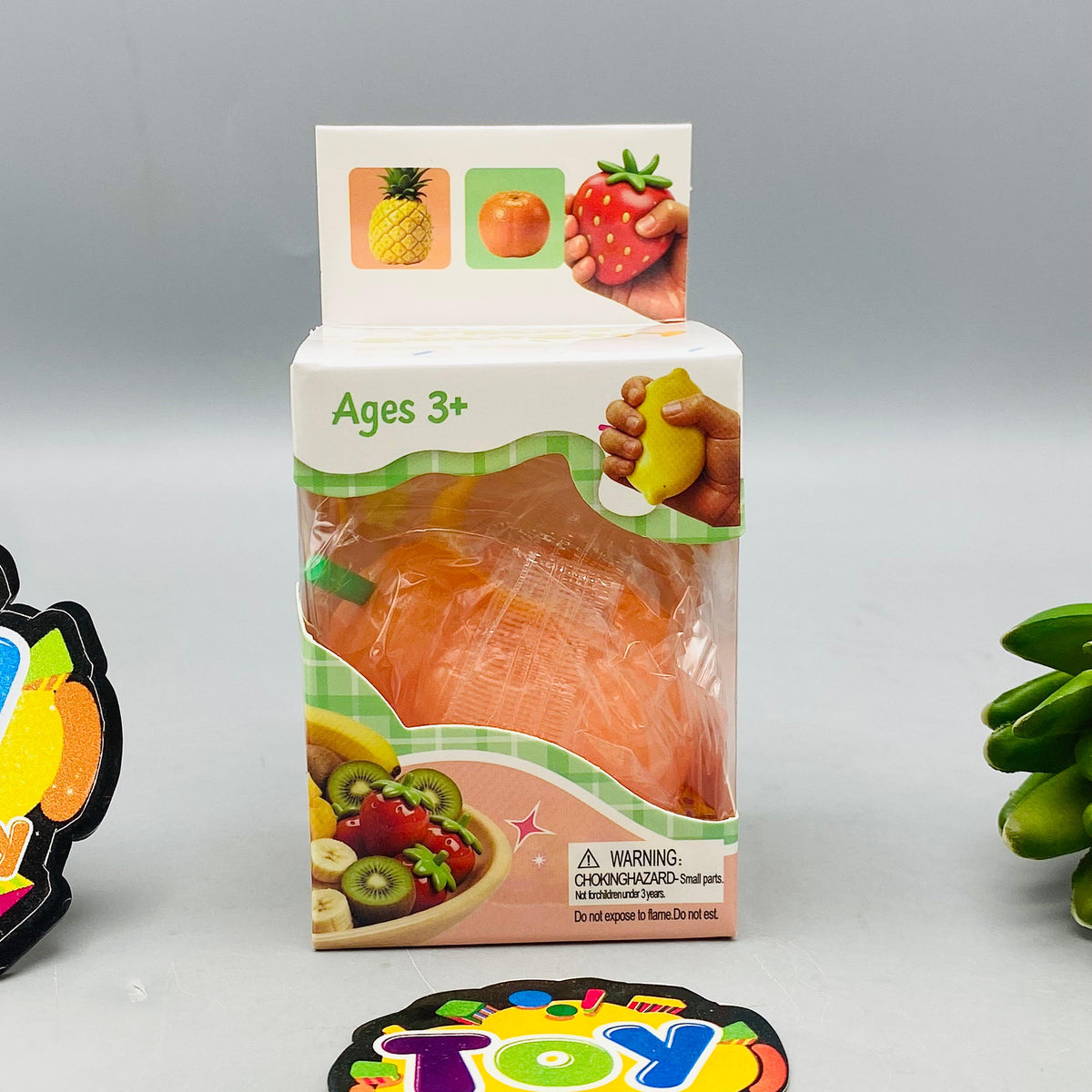 1Pc Orange Super Solid Fruit Squishy
