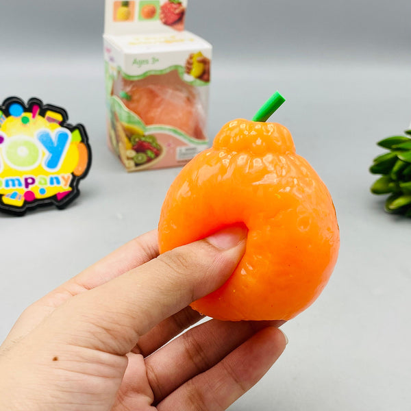 1Pc Orange Super Solid Fruit Squishy