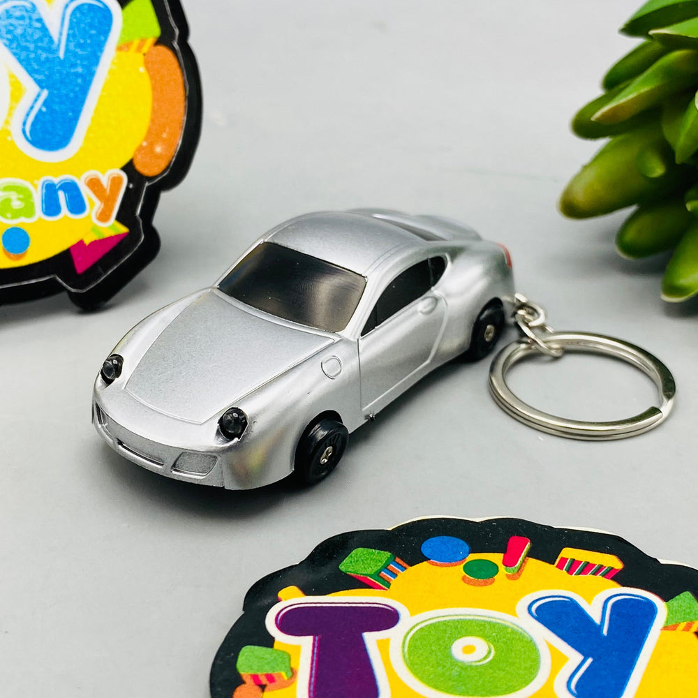1Pc Porsche Model Keychain With Light & Sound