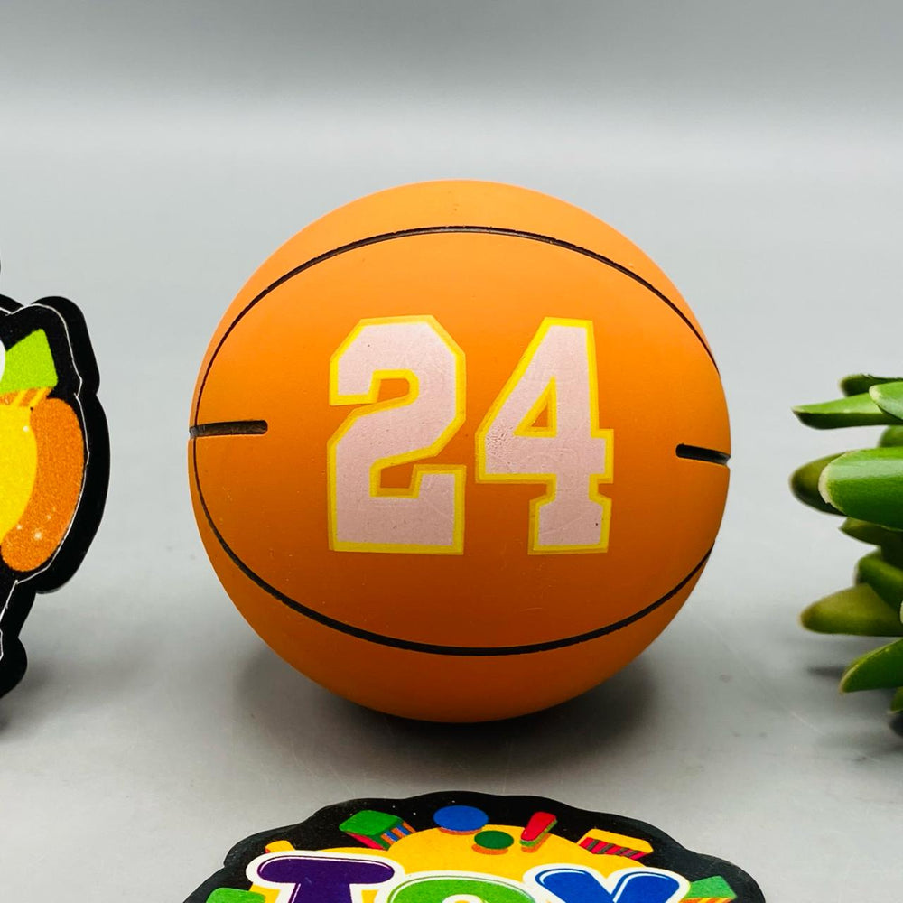 1Pc Premium Sports Bouncy Ball - Orange