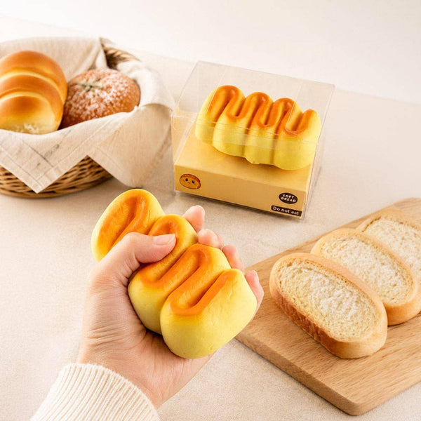 1Pc Soft Squishy Stress Relief Bread Toy