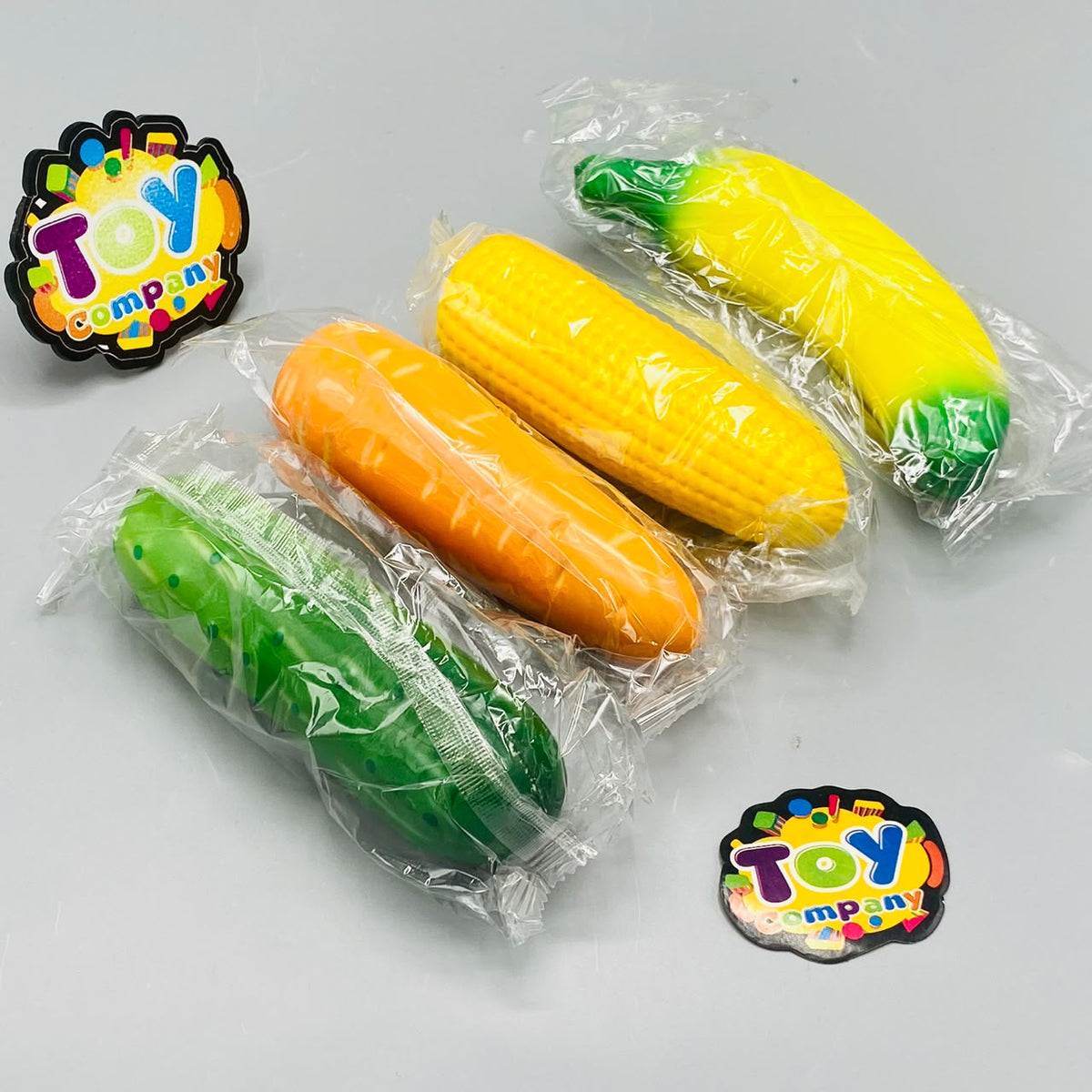 1Pc Squishy Fruit & Vegetable Toy - Assortment