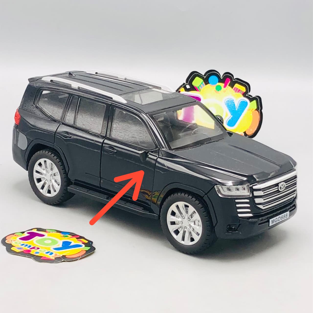 1Pc ABS  Land Cruiser Model With Light & Sound - Minor Fault