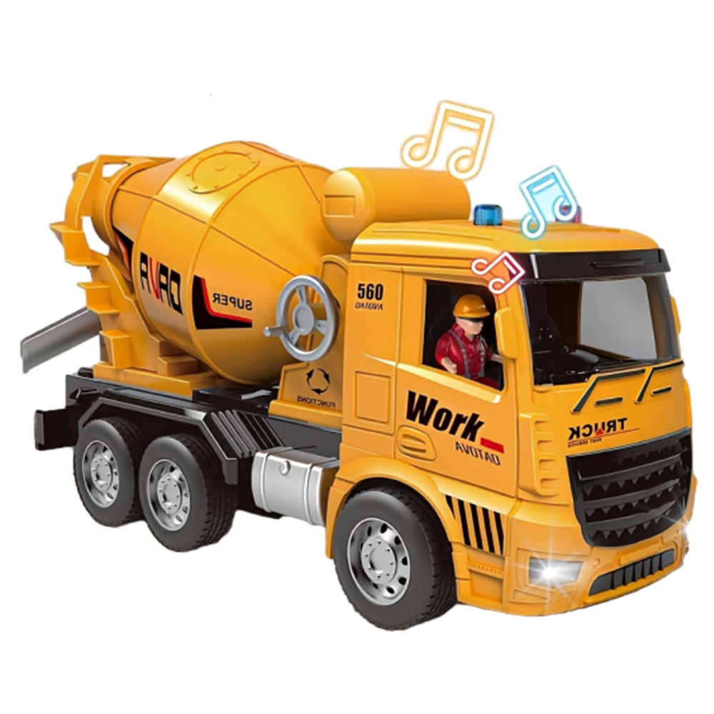 1:22 Remote Control Cement Mixer With Lights