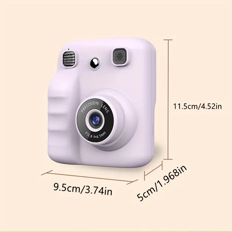 Kids HD Precision Lens Instant Print Camera