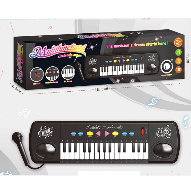 31 Keys Electronic Musical Keyboard Piano With Mic