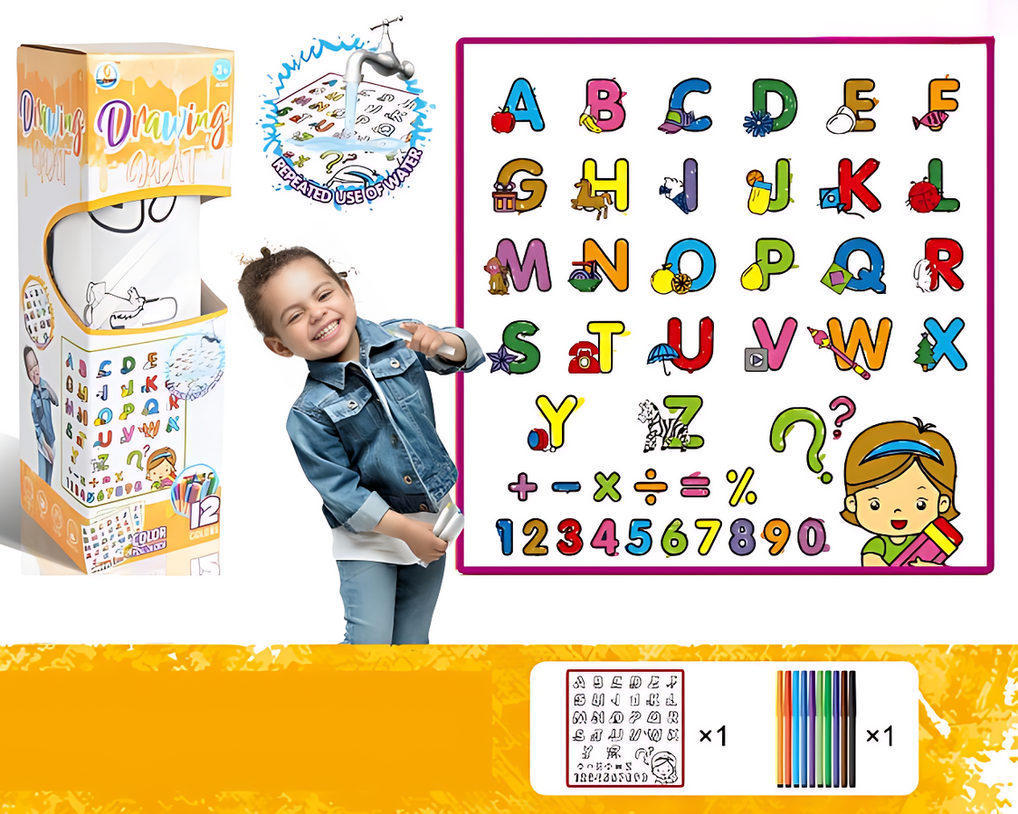 80cm Kids Reusable Drawing Mat