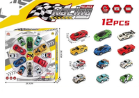 1:64 12Pcs Mini Alloy Cars Set - Assortment