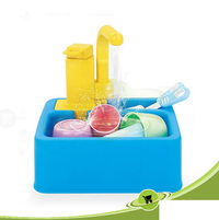 Electric Dish Washer Kitchen Sink Play Set