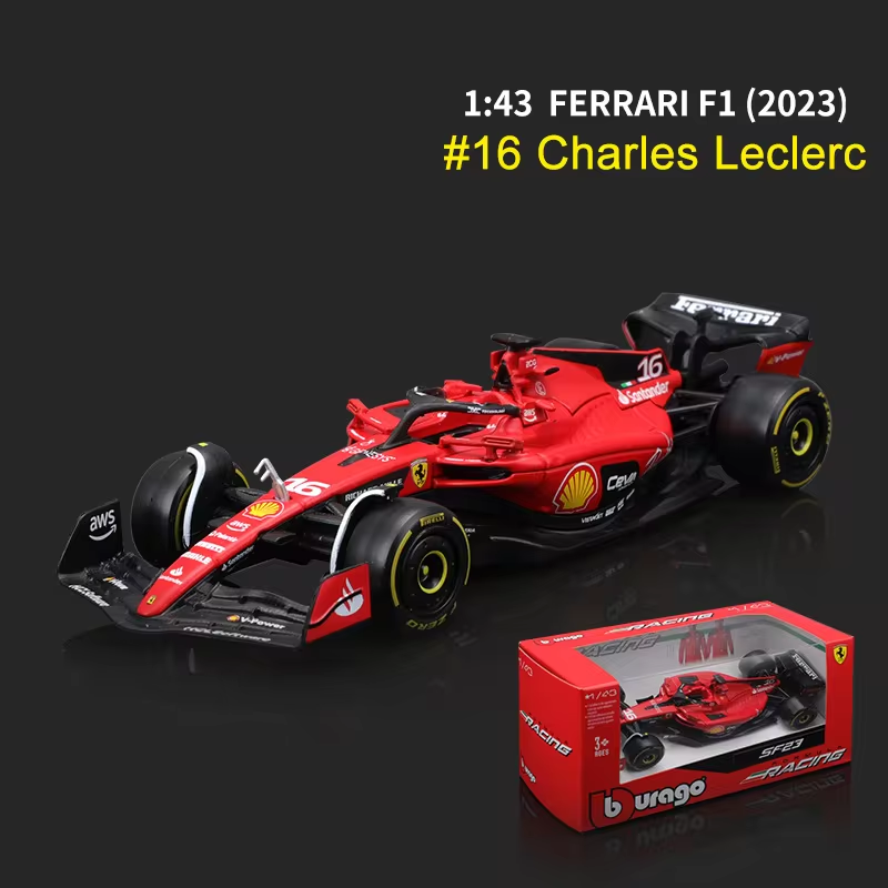 1:43 Diecast Bburago Ferrari F1-75 Model Car