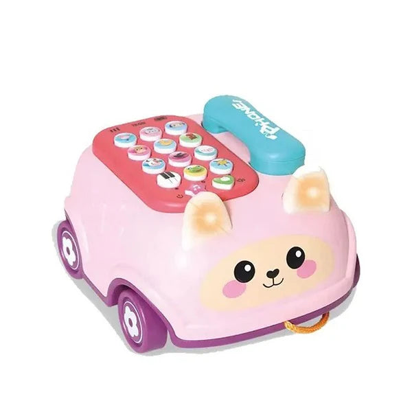 Kids Puzzle Rabbit Musical Telephone Car