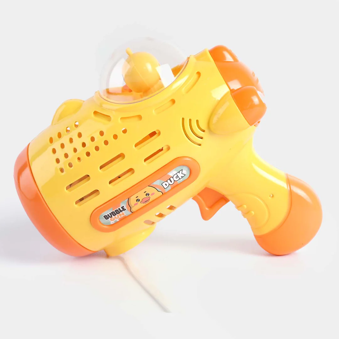 Duck Colorful Bubble Gun With Light & Music
