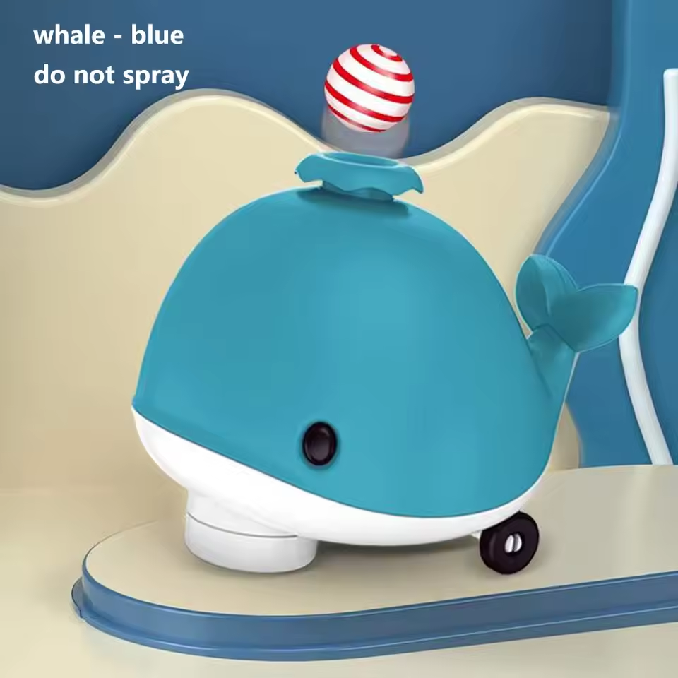 Cute Ball Blowing Whale Musical Toy