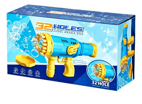 32 Holes Angel Colorful bubble Gun
