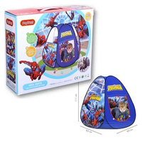 Kids Spiderman Pop Tent House With 100 Balls