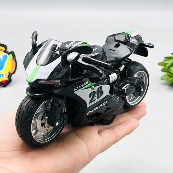 1:12 ABS Inertial Mini Model Bike - 1Pc