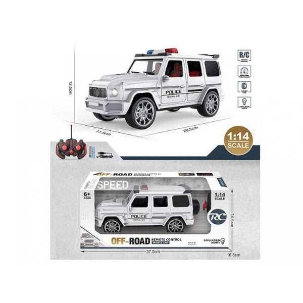 1:14 RC Police Off-Road Jeep Model